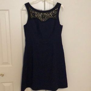 Lilly Pulitzer navy blue A-line dress!